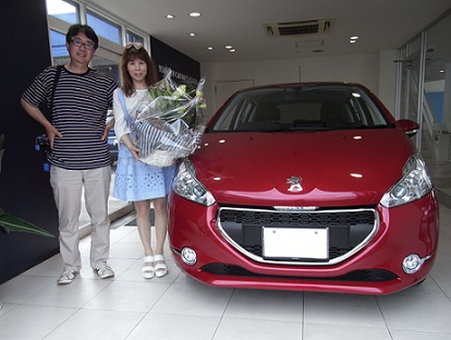 山本様Peugeot208納車式！