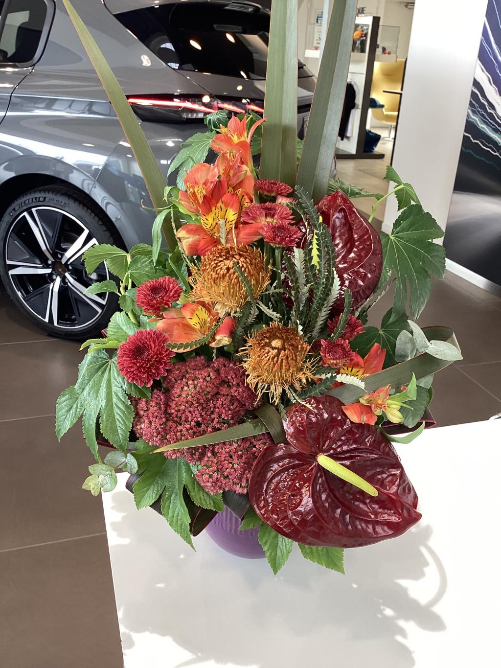 ショールームのお花