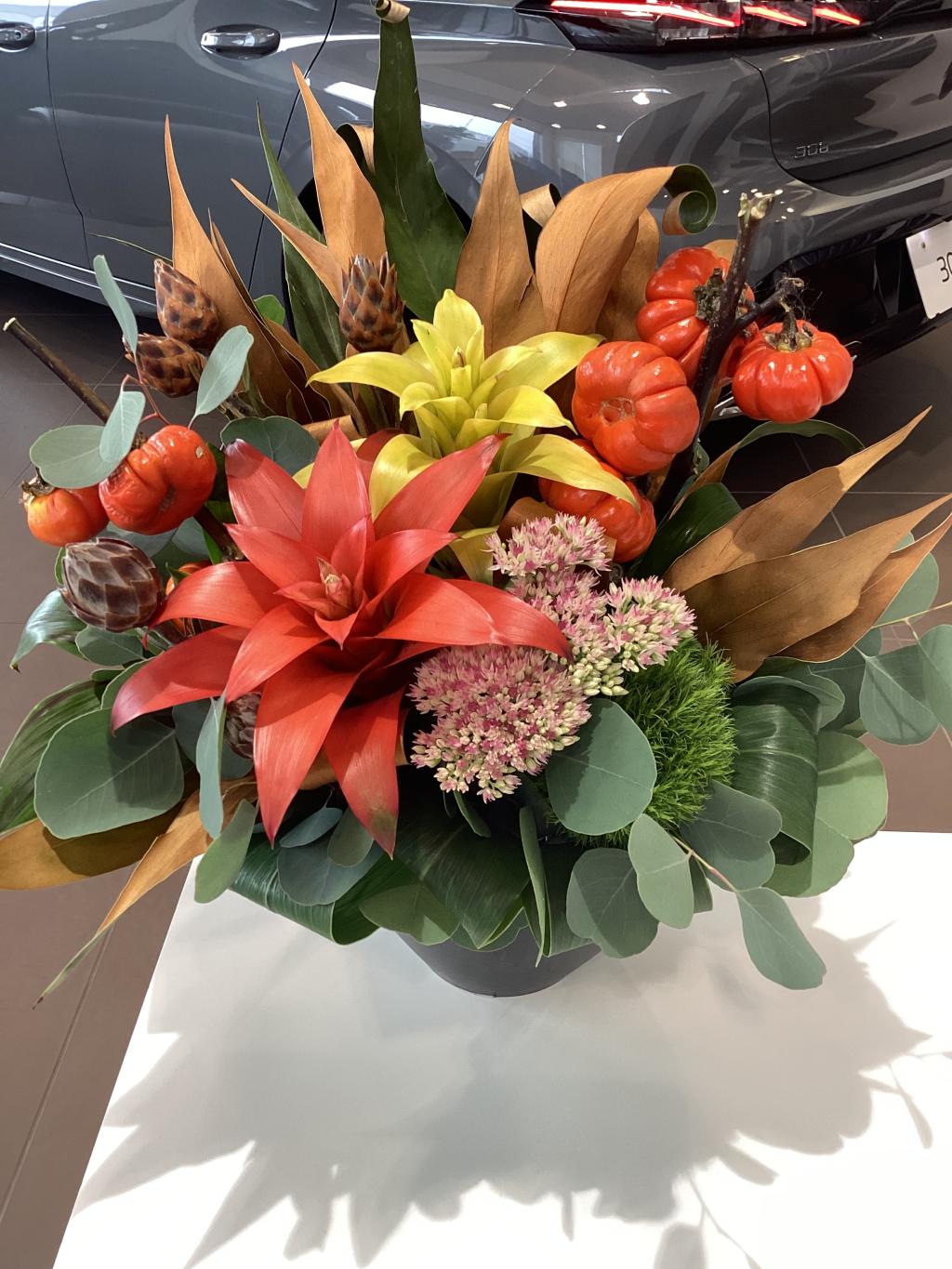 ショールームのお花