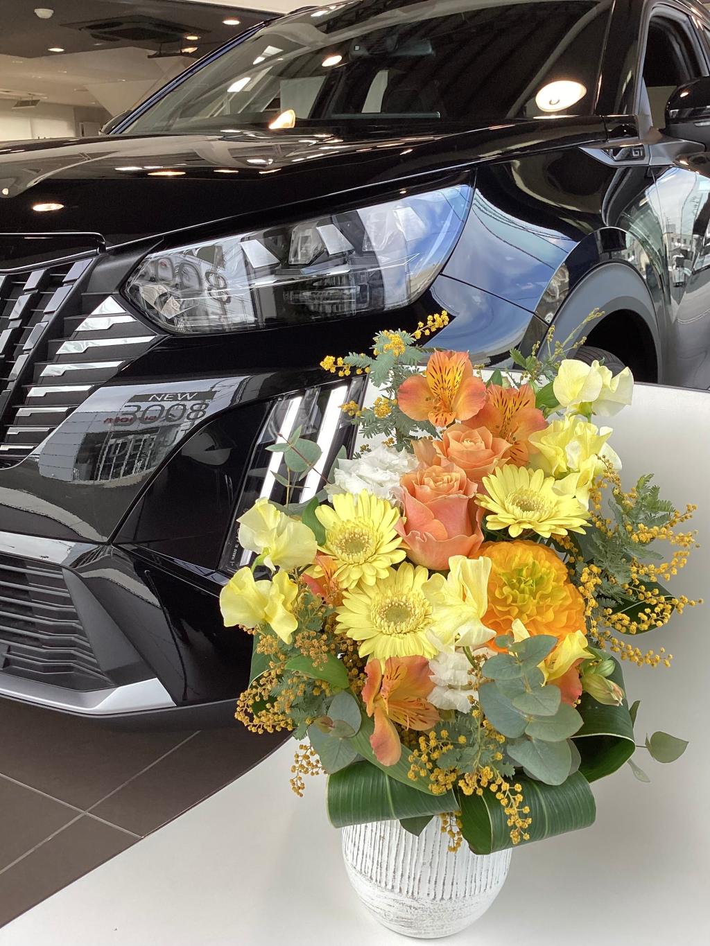 ショールームのお花