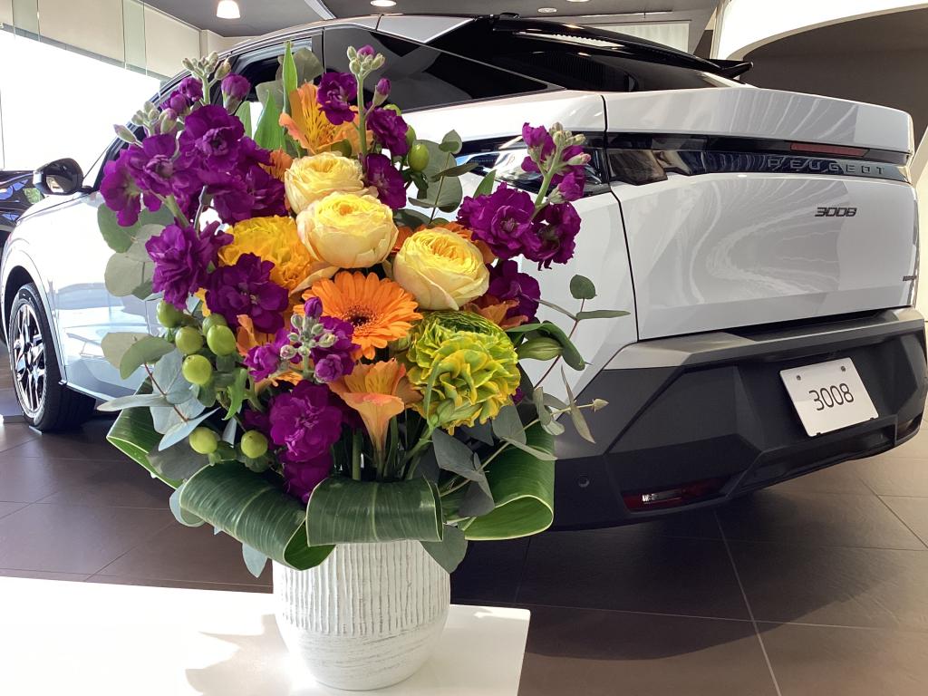 ショールームのお花