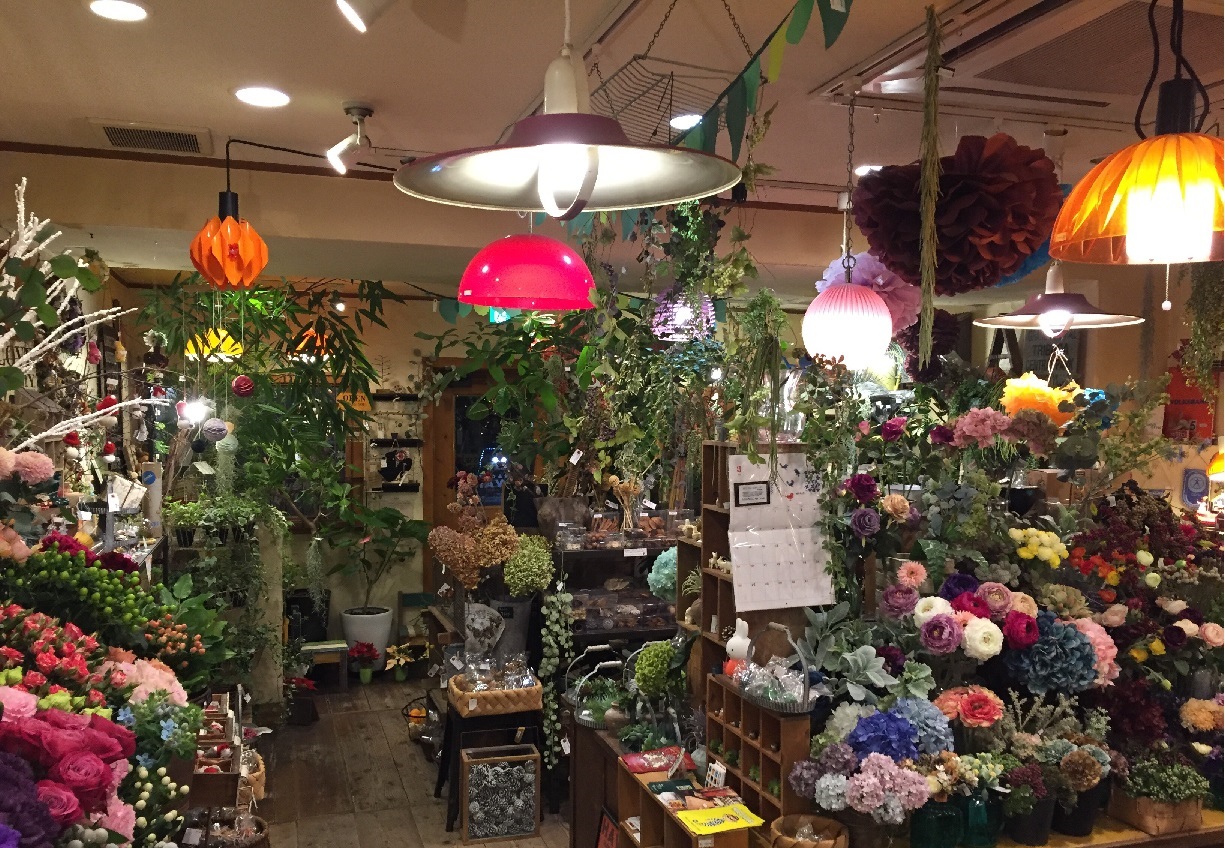 スワッグ販売のお花屋さん