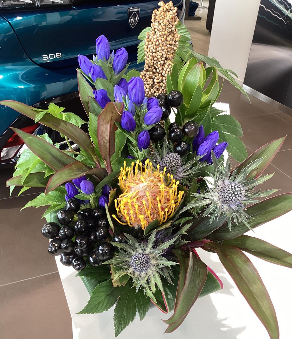 ショールームのお花
